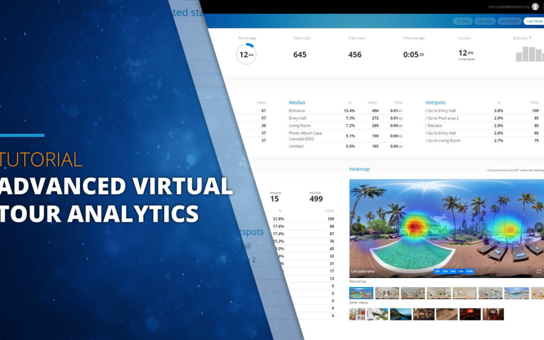 Estadísticas Avanzadas para tours virtuales de 3DVista