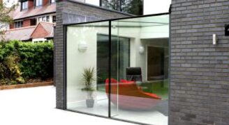 Kewferry sliding glass doors