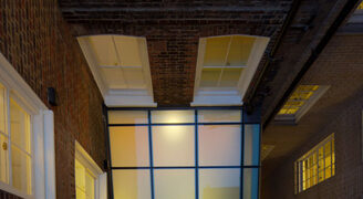 structural fire rated glazing for listed building renovation