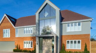 Tower Avenue - frameless structural glazing and gable end windows