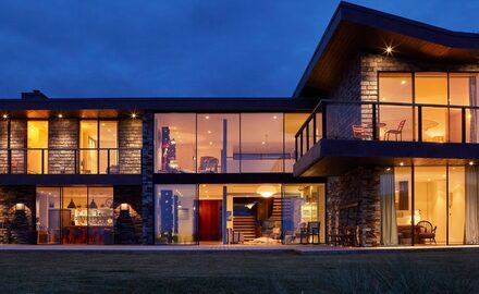 coastal home with oversized glazing