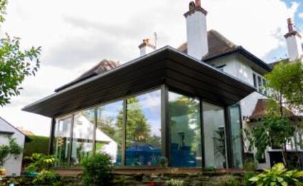 Marlborough Avenue contemporary glass extension