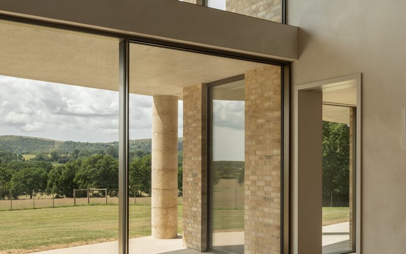 Central light-filled reception to bespoke South Downs home