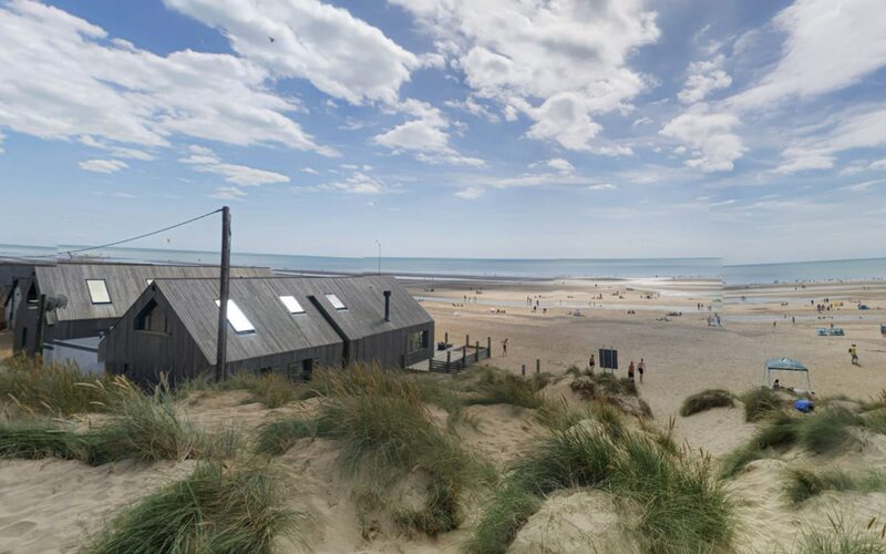 Frameless eaves rooflights in Camber Sands beach house