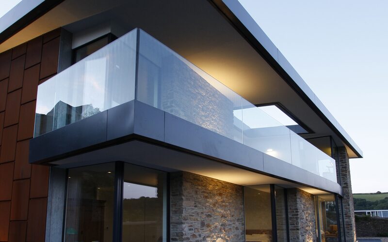 Large Structural Glass Balcony