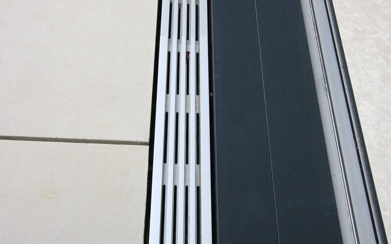 IQ Glass Flush Threshold Hidden Drainage System