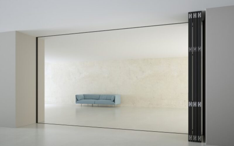 open mitika internal glass bifold door