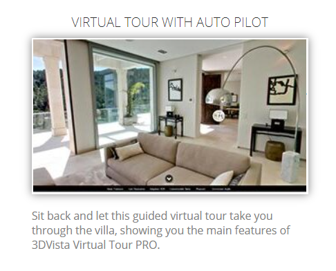 Virtual Tour with Auto Pilot